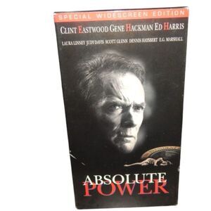 ABSOLUTE POWER Clint Eastwood Gene Hackman Ed Harris VHS in original paper case